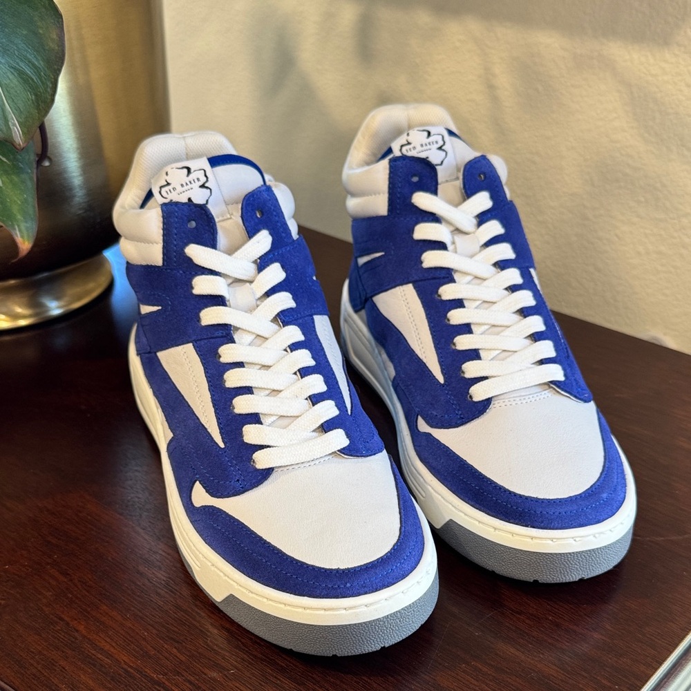Ted Baker Blue and White Sneakers